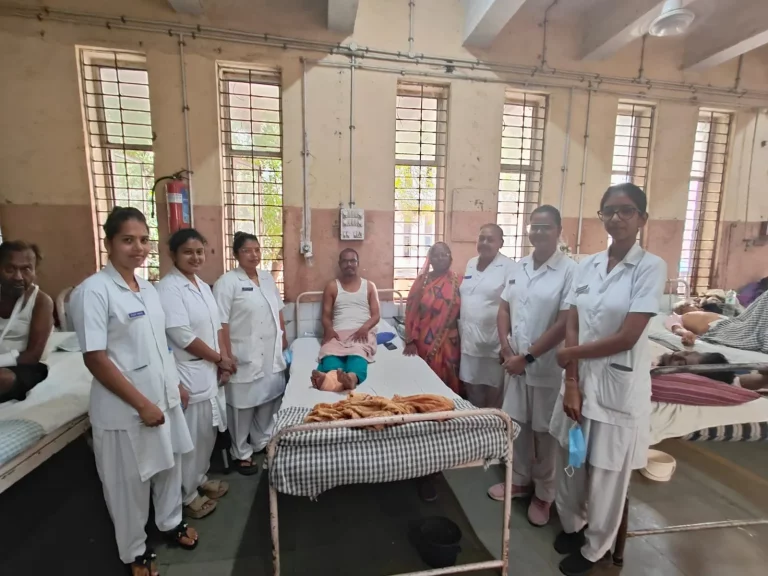 Doctors of the Orthopedic Department of New Civil Hospital operated hip replacement on a patient from Maharashtra