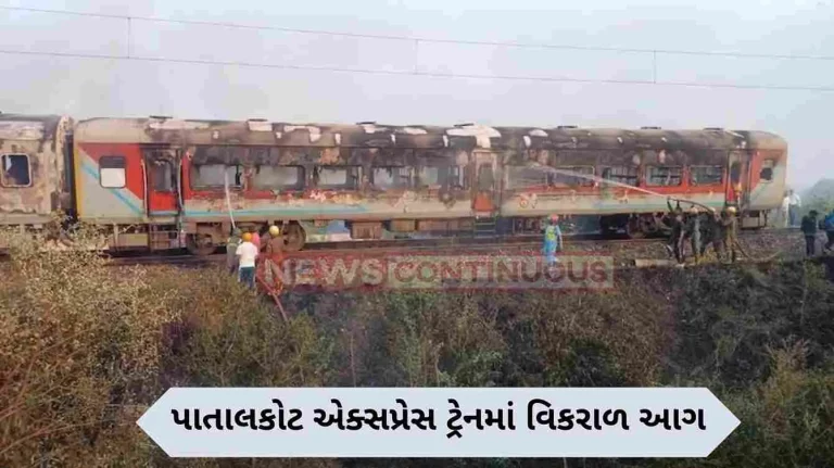Fierce fire in Patalkot Express train, 2 coaches burnt to ashes, 13 people admitted to hospital,