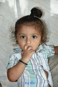 Heart operation: One and a half year old Rudra from Navagam of Kamraj taluka had a successful heart operation