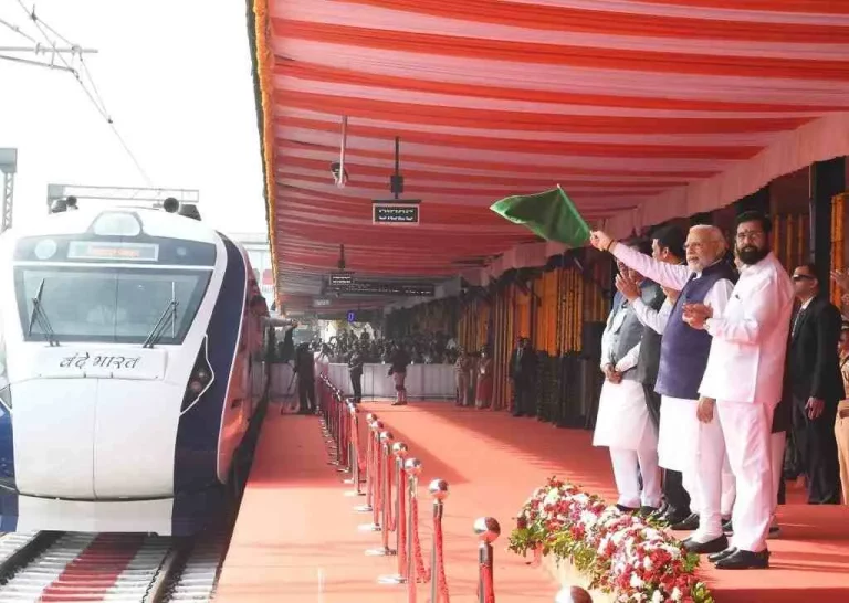 Indian Railways launched India's first indigenous semi-high speed train, Vande Bharat Express.