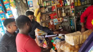 Squad Team's Anti-Tobacco Campaign in Sachin-Lajpore Area