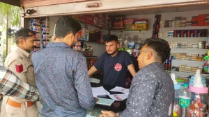 Squad Team's Anti-Tobacco Campaign in Sachin-Lajpore Area