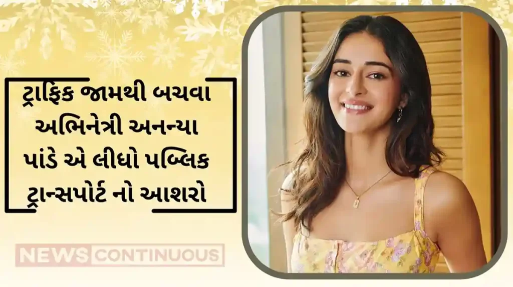 ananya panday takes an auto ride on the mumbai traffic