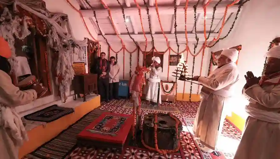 PM Modi Adi Kailash : In Pics, PM Modi, In Traditional Outfit, Meditates Near Adi Kailash