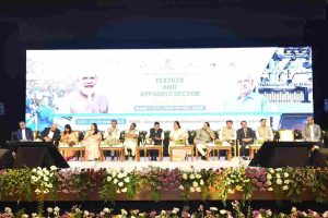 A seminar for textile and apparel sector was held on the theme 'Textile Vision of Gujarat for a Developed India