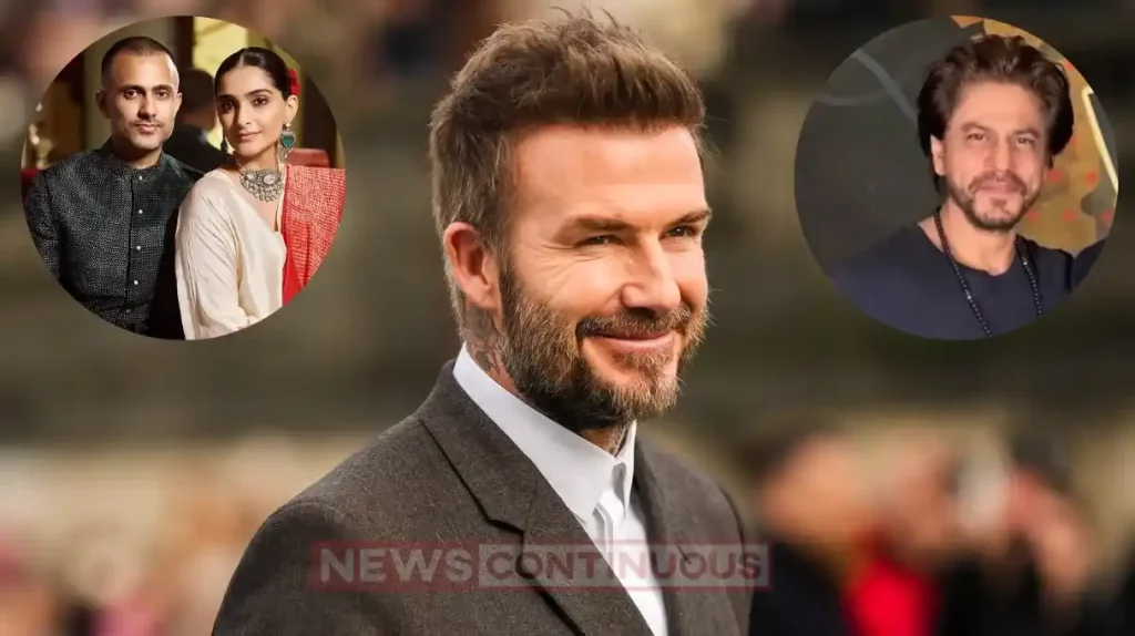 david beckham thanked to shahrukh khan and sonam kapoor for invited to them house