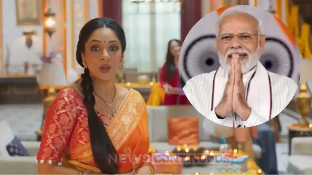pm narendra modi shares vocal for local promotion video starring anupamaa