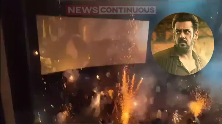 tiger 3 film screening fans burst crackers inside maharashtra theatre 4 detained by police salman khan also react on this incident