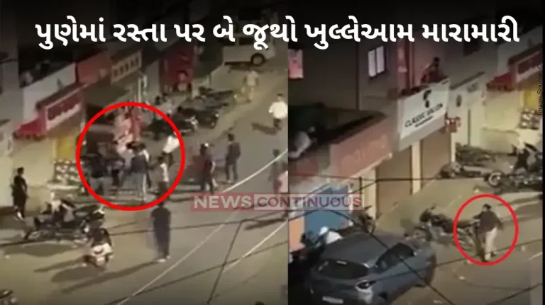 Pune Koyta Gang Pune gang violence in anand park wadgaon sheri area stopped by female police officer