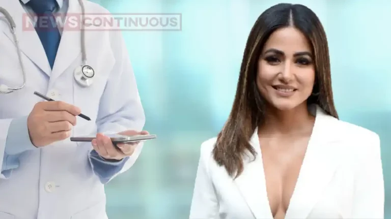 TV actress hina khan hospitalized after high fever