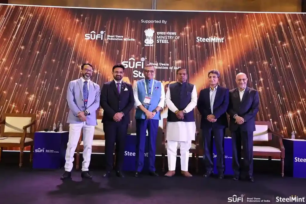 2nd India Steel and Metal Conference & 4th SUFI Steel Awards 2023 with MOS Faggan Singh Kulaste