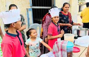Held at Kuwad Primary School of Olpad Taluka- Children's hand-made innovative dishes at the Anandamela attracted attention.