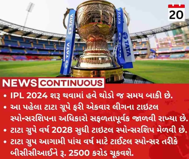 IPL Title Sponsor Tata keeps IPL title rights for five years at ₹500 crore per year