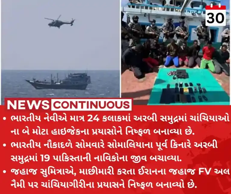 Indian Navy Indian Navy Rescues 19 Pak Sailors Kidnapped By Pirates In Arabian Sea