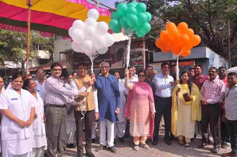Launch of helpline service at New Civil Hospital for injured birds and injured citizens in Uttarayan