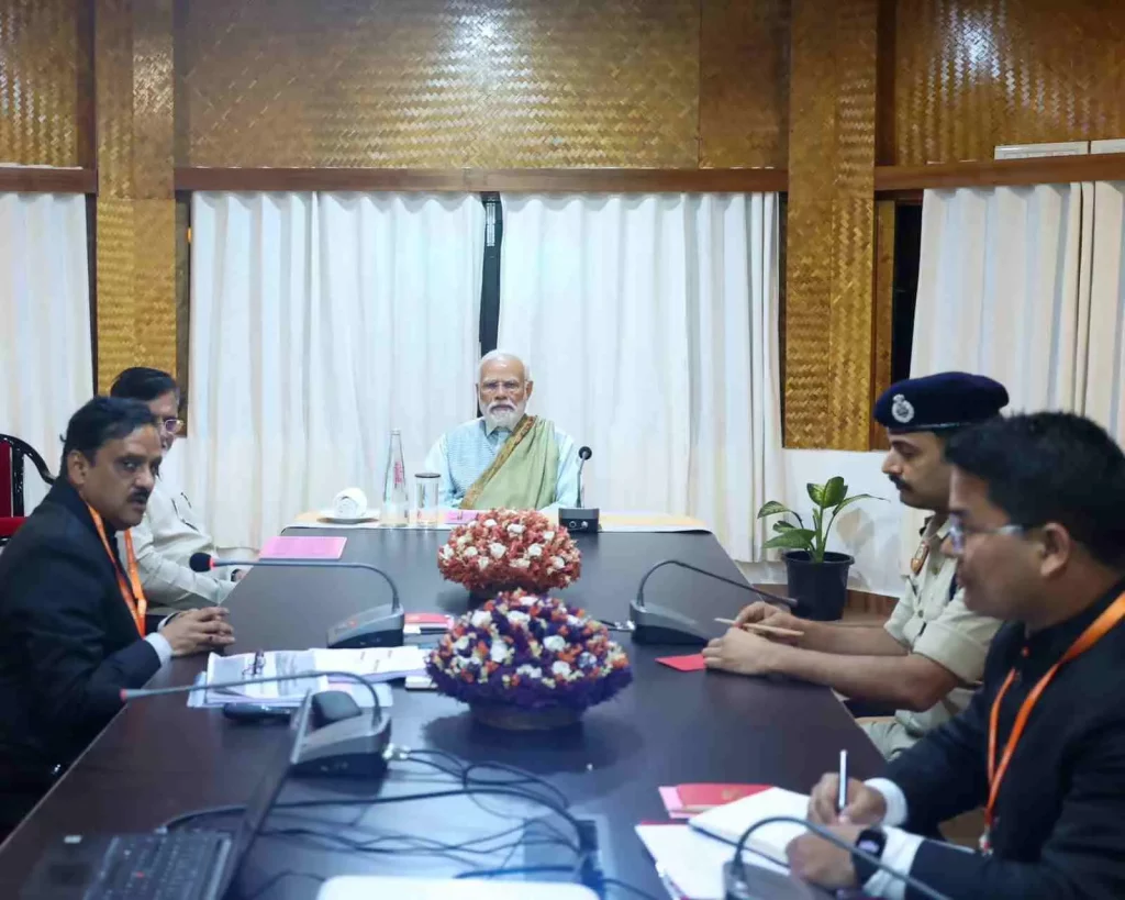 PM Narendra Modi chaired a review meeting on aspects related to Lakshadweep progress