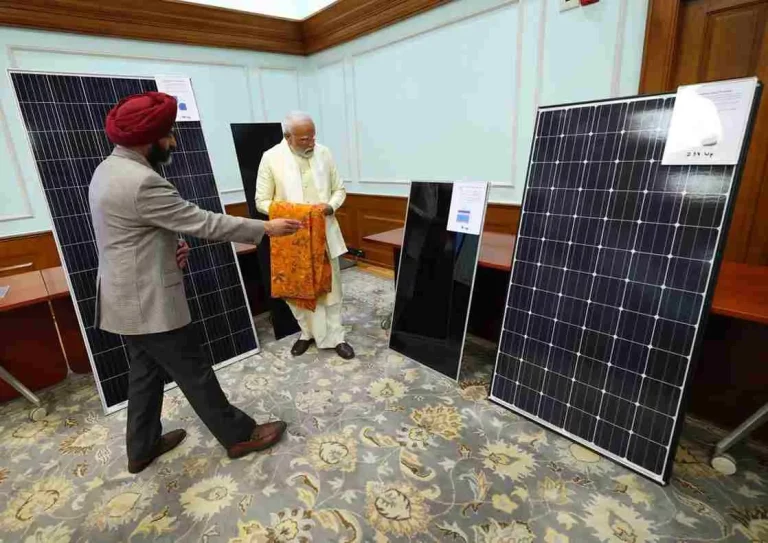 Prime Minister chaired a meeting to launch the “Pradhan Mantri Suryodaya Yojana” with a target of installing rooftop solar on 1 crore households. Prime Minister chaired a meeting to launch the “Pradhan Mantri Suryodaya Yojana” with a target of installing rooftop solar on 1 crore households.