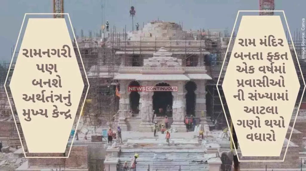 Religious Tourism Ramnagari will also become the main center of economy, the number of tourists has increased so much in just one year after the construction of Ram temple