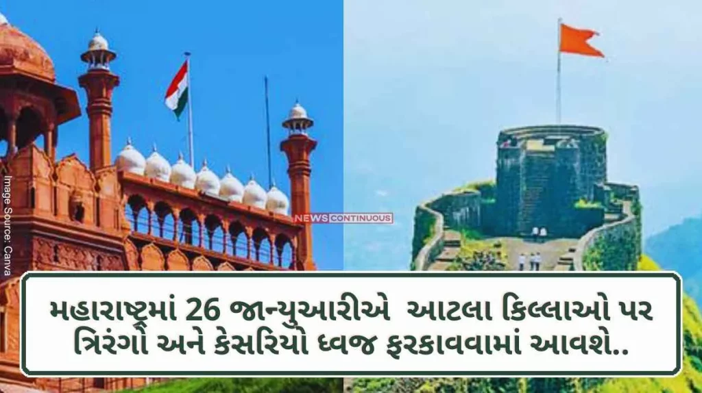 Republic Day 2024 Tricolor and Saffron flag will be hoisted on 350 forts in Maharashtra on January 26..