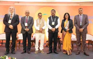 Shri Dharmendra Pradhan attended the inaugural session on Building Workforce for Future -Skill Development for Industry 4.0 in Gandhinagar