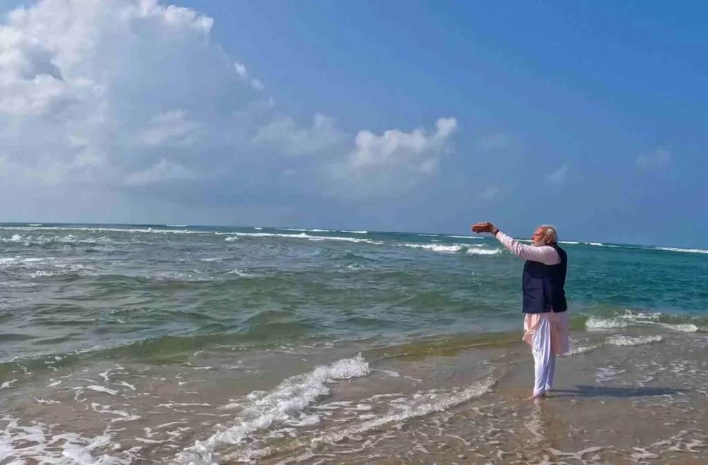 The Prime Minister visited the starting point of Ram Setu - Arichal Munai