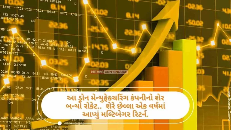 The share of Zen tech drone manufacturing company has become a rocket.. The stock has given multibagger returns in the last one year.
