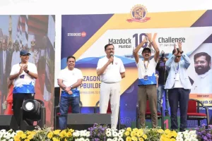 To mark the historic 250th anniversary of Mazdock Mumbai, a special Mazdock Mumbai 10K run concludes..