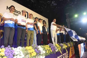 To mark the historic 250th anniversary of Mazdock Mumbai, a special Mazdock Mumbai 10K run concludes..