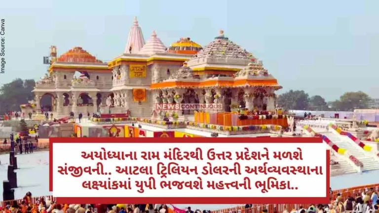 Uttar Pradesh will get Sanjeevani from Ayodhya’s Ram Mandir.. UP will play an important role in the target of a 5 trillion dollar economy.. Uttar Pradesh will get Sanjeevani from Ayodhya's Ram Mandir.. UP will play an important role in the target of a 5 trillion dollar economy..