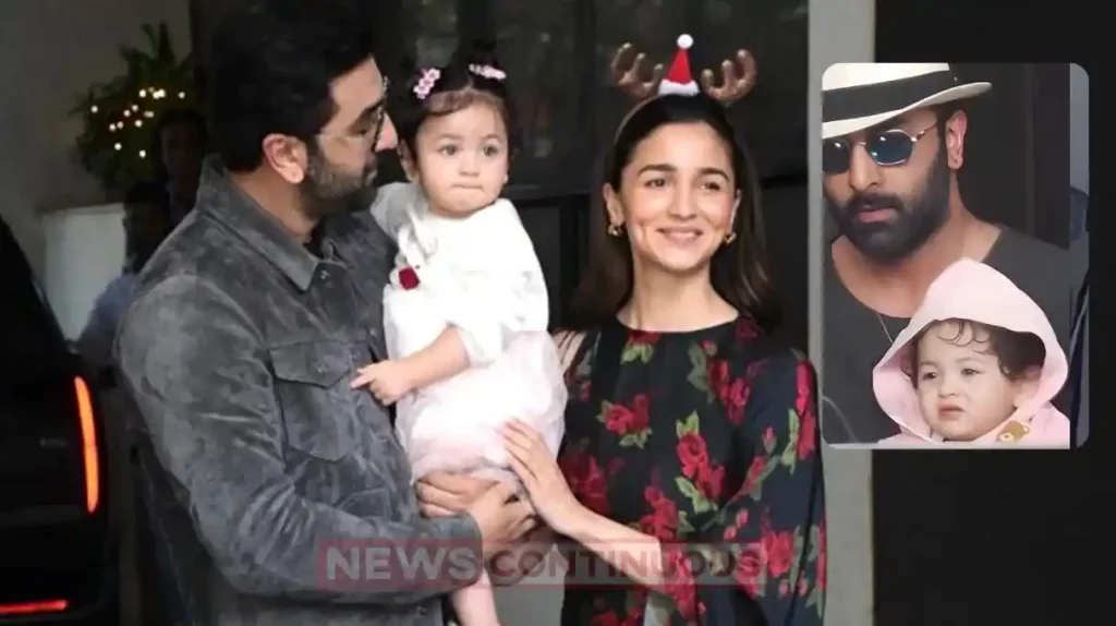 ranbir kapoor daughter raha seen in papa arms