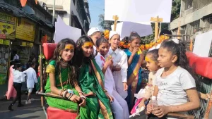 Centenary celebrations in this Gujarati girls' school in Ghatkopar with great enthusiasm, see pictures