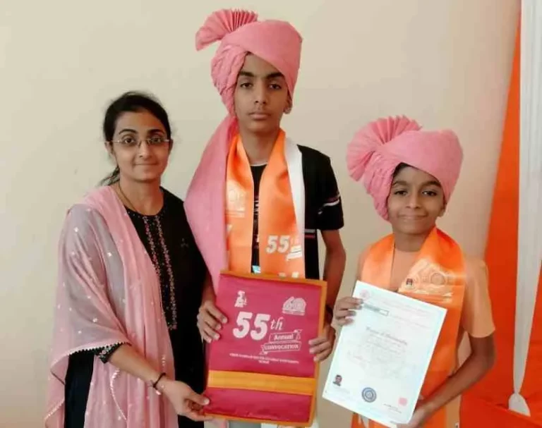 For the first time in the history of this University of Surat, a posthumous Ph.D. Awarded Degree.