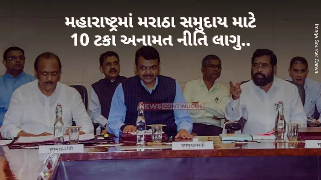 Maharashtra 10 percent reservation policy for Maratha community in Maharashtra implemented, government order issued..
