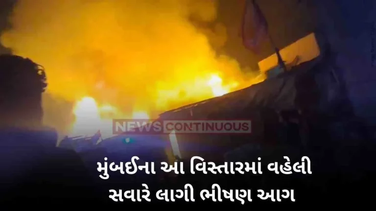Mumbai fire around 15 Houses Damaged After Massive Fire Breaks Out In Mumbai