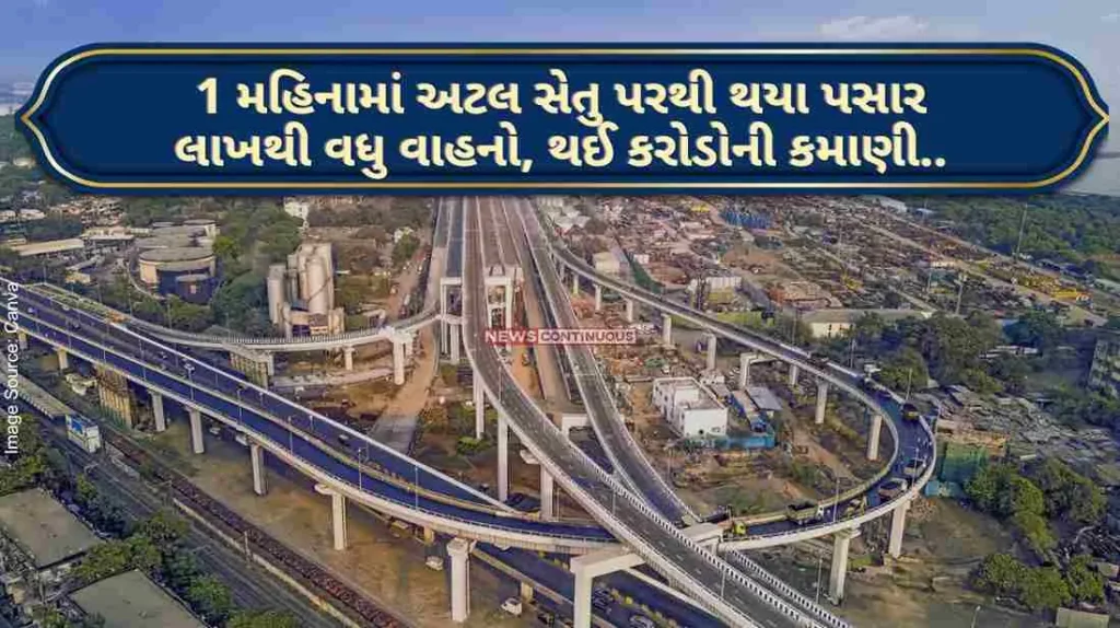 Mumbai's Atal Setu Bridge gained momentum.. In a month after its inauguration, crores of toll collected from more than 8 lakh vehicles