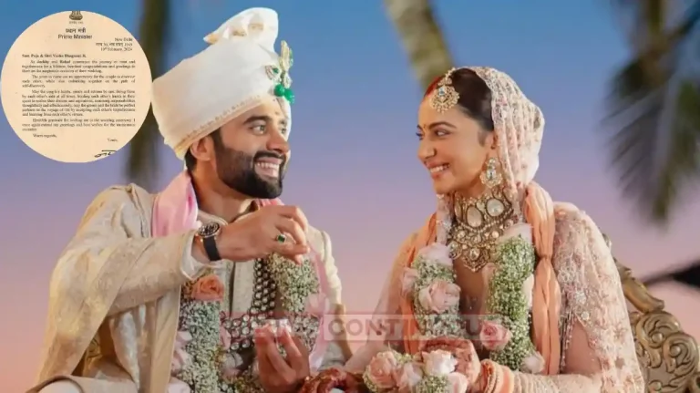 PM Narendra modi congratulate to rakul and jackky on their wedding