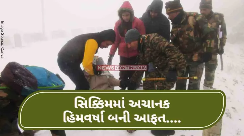 Sikkim Sudden snowfall in Sikkim, the Indian army reached like an angel and saved the lives of so many people..