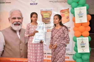 The first 'Bharat Brand' product sales center 'Gralamakshmi Haat' was inaugurated in surat district of Gujarat.