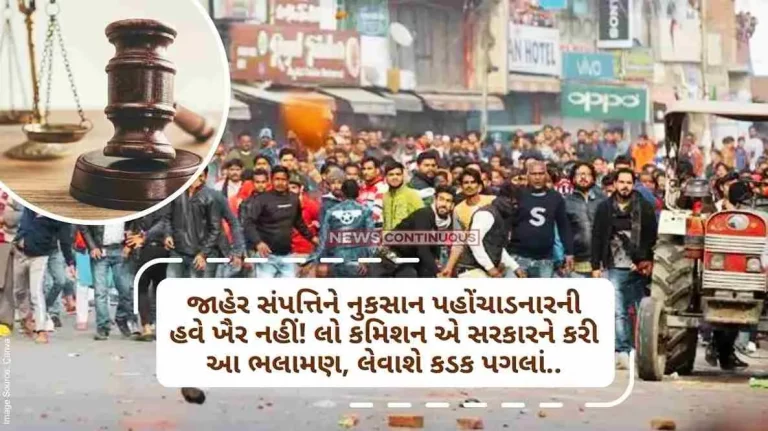 Those who damage public property are no longer welcome! The Law Commission has recommended this to the government, strict measures will be taken