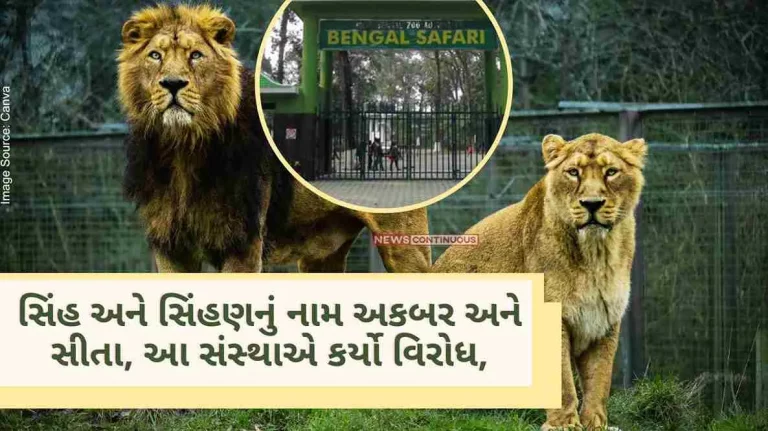 West Bengal The name of the lion and the lioness is Akbar and Sita, this organization protested, the matter reached the high court.
