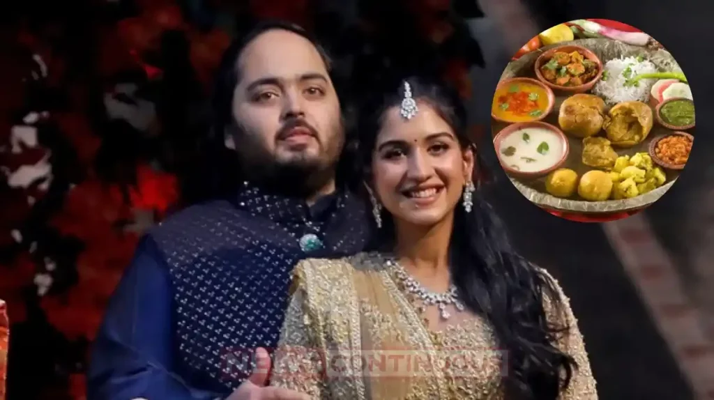 anant amabani radhika merchant pre wedding bash food menu