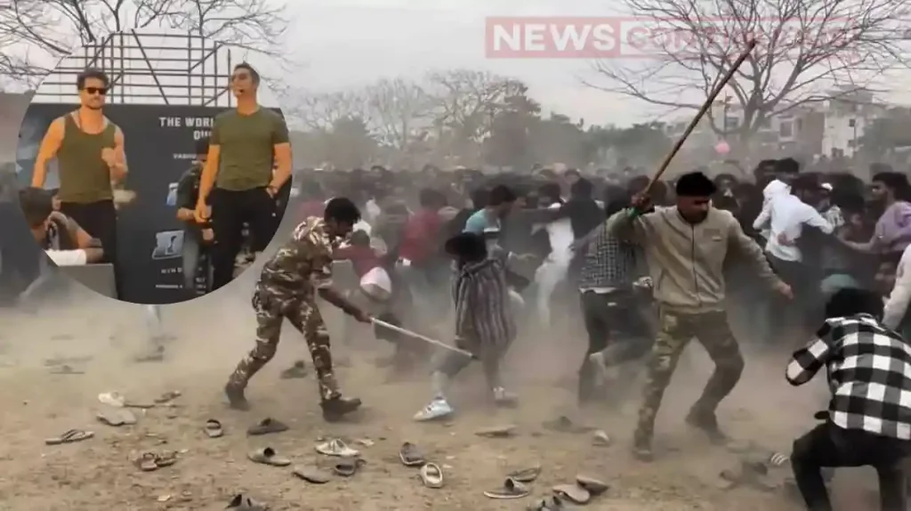 bade miyan chote miyan fans throw chappals and stone at akshay kumar tiger shroff police take this action