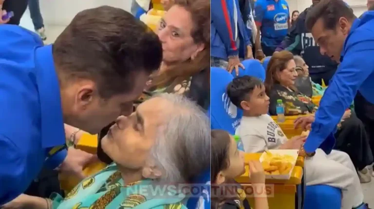 salman khan showered love on his mother salma khan