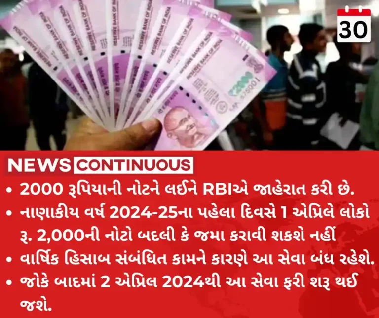 2000 note exchange RBI Will Not Accept Or Exchange ₹ 2,000 Notes On April 1 Here's Why
