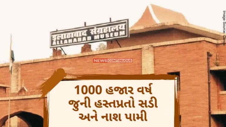 Allahabad Museum 1000 thousand year old manuscripts rotted and destroyed, rare palm leaves were also destroyed.