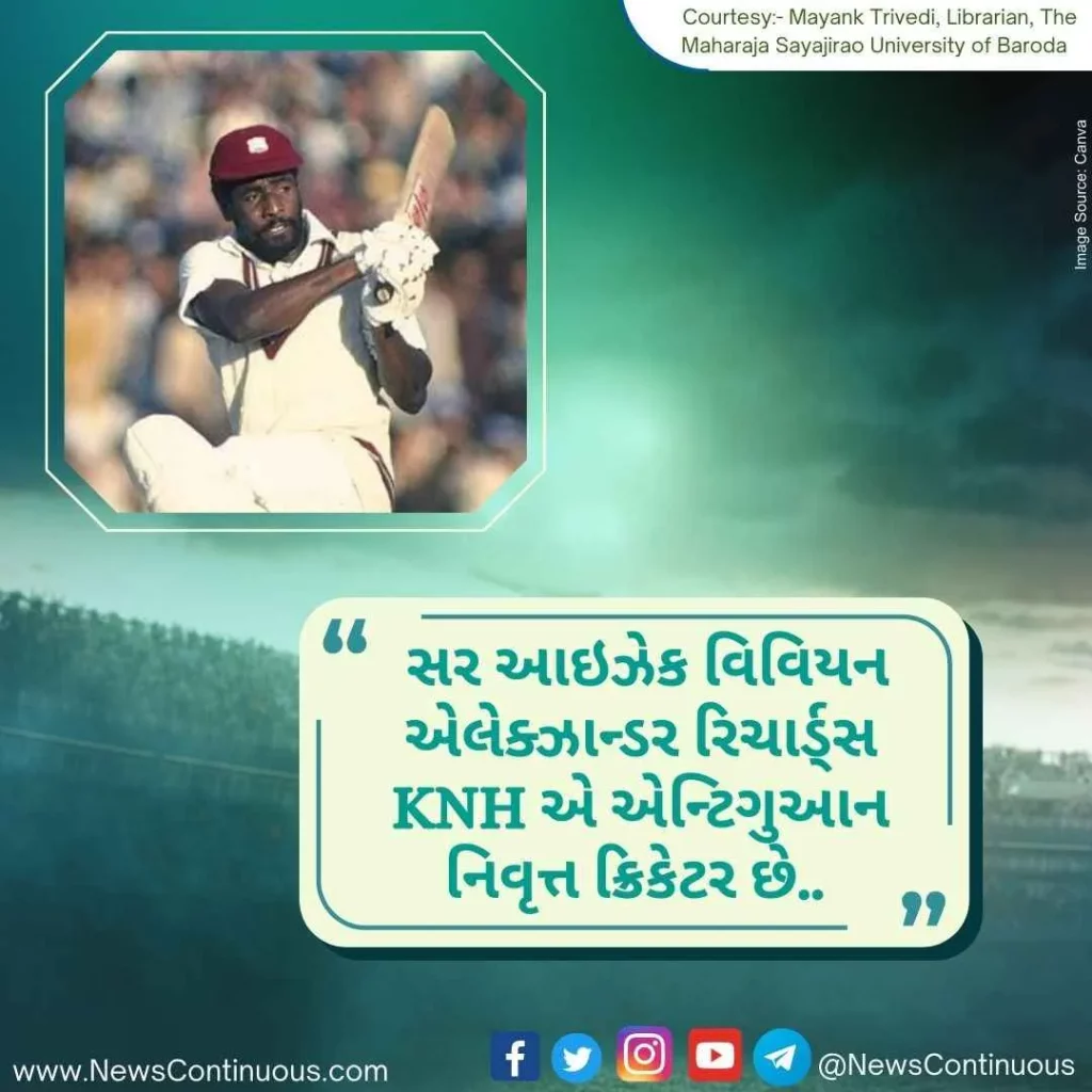 Born on 7 March 1952, Sir Isaac Vivian Alexander Richards KNH is an Antiguan retired cricketer.