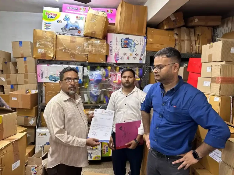 Bureau of Indian Standards raids on toy traders
