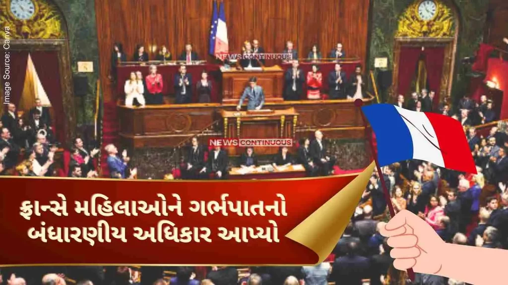 France took a big step, created history by giving women the constitutional right to abortion, became the world's first country