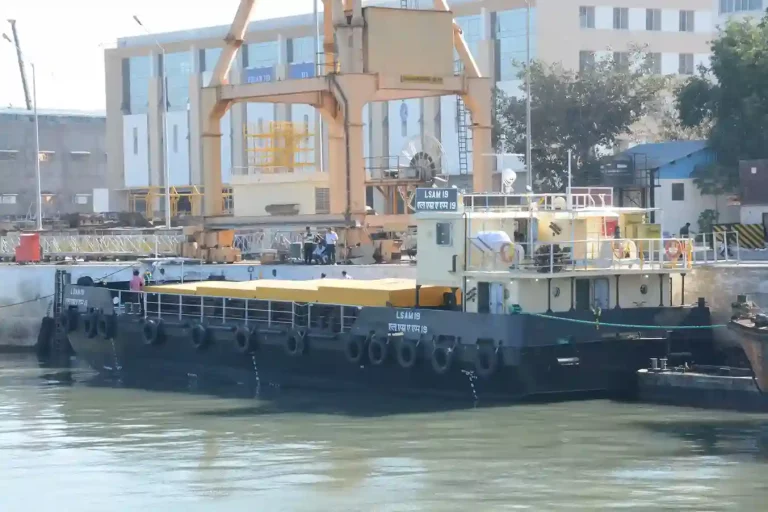 Indian Navy boosts logistics with 5th Ammunition Cum Torpedo Cum Missile Barge 1