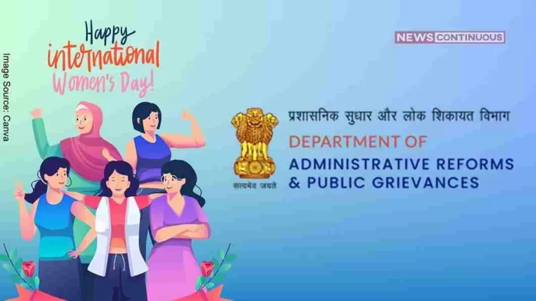 International Women's Day 2024 will be celebrated by Department of Administrative Reforms and Public Grievances